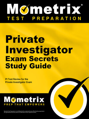 cover image of Private Investigator Exam Secrets Study Guide